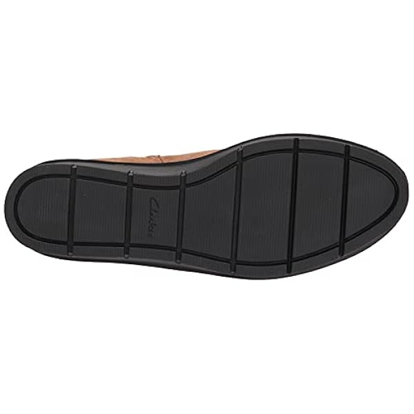 Clarks Airabell Vibe Chelsea Boot voor dames, Donker Khaki Suede, 41 EU