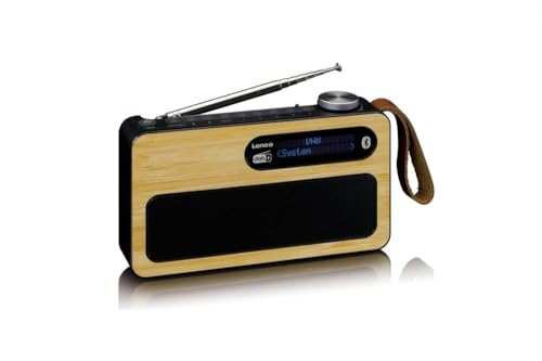 Radio portable DAB+ bluetooth avec batterie 2000 mAh et horloge réveil