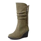 Botas de Media Pantorrilla para Mujer Talla Grande 42 Múlti