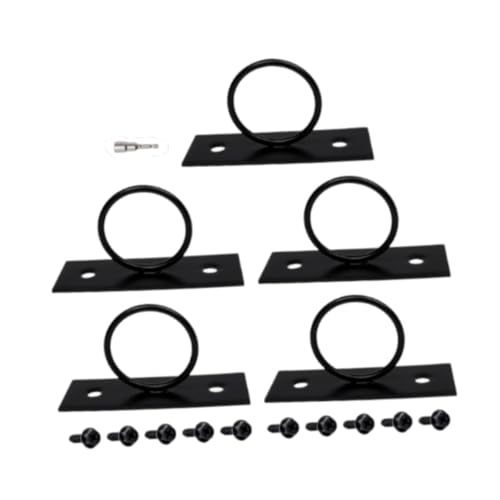 QLECXZI Soportes para cuerdas de acero inoxidable 304, resistentes, fáciles de instalar y con funciones decorativas. Admiten cuerdas de hasta 5 cm de grosor.