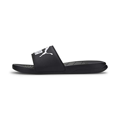 PUMA Popcat 20, Zapatos de Playa y Piscina Unisex Adulto, Negro Black White, 43 EU