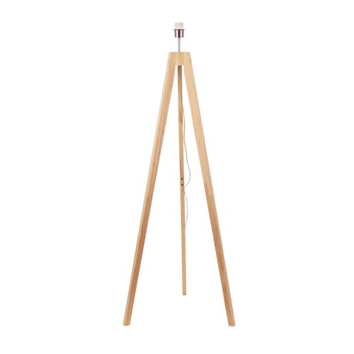 ValueLights | Natural Wood Tripod Floor Lamp Base Free Standing Living Room Light | Floor Lamps, Home Décor & Improvement Essential