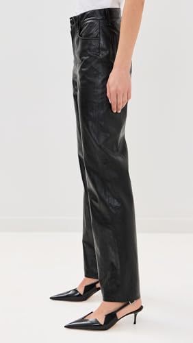 rag & bone Women's Shea Faux Leather Foil Pants4