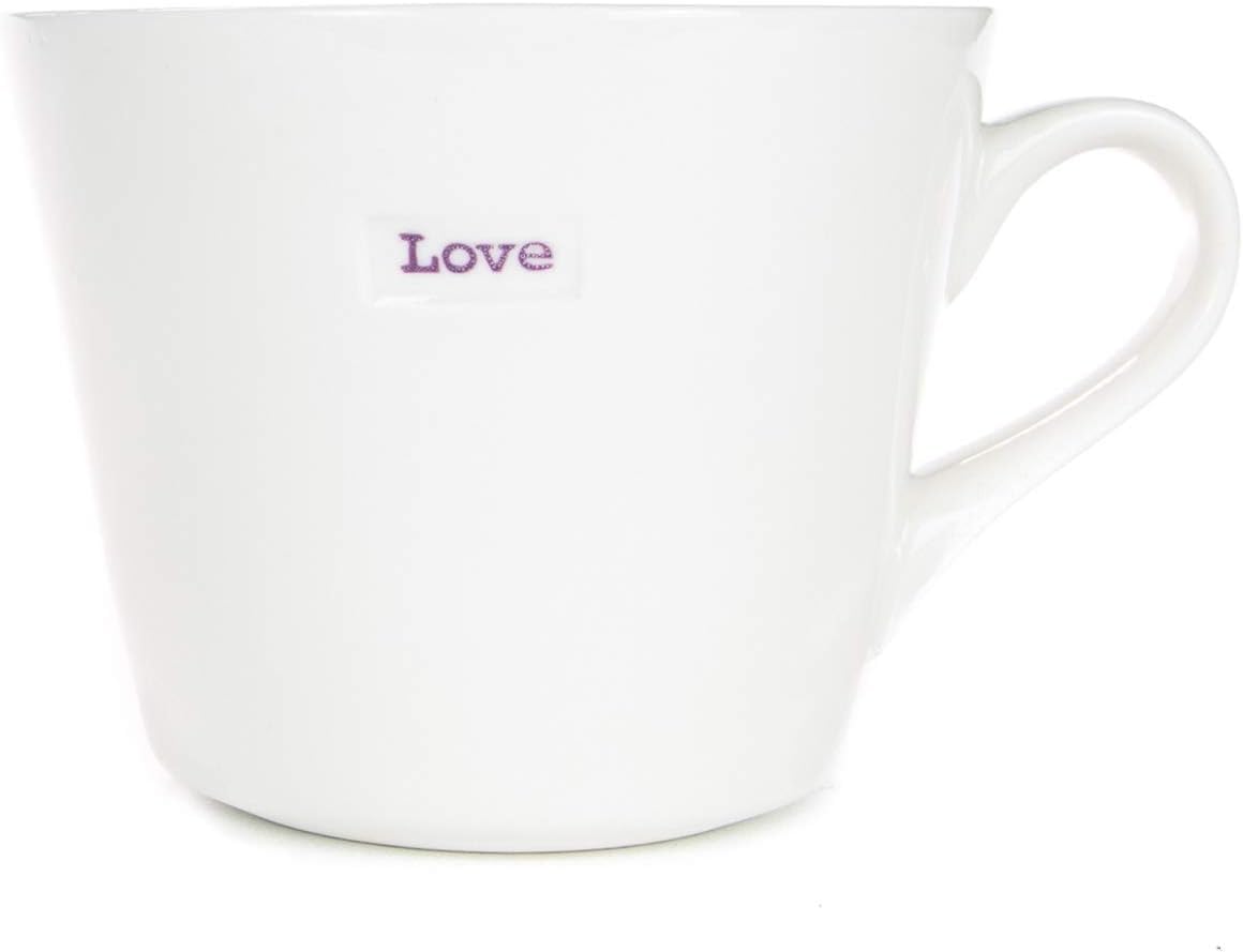 Keith Brymer Jones - Word Range - Ceramic Standard Mug - Love - Lilac - 350ml