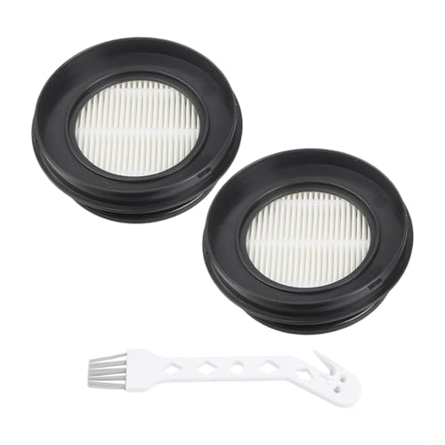 Filtro HEPA de repuesto para aspiradora SunSare X7A y inalámbrica, trampa de polvo lavable de alta eficiencia, kit de mantenimiento de limpieza del hogar con cepillo (paquete de 2)