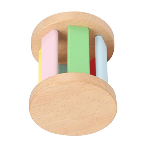 Kisangel Campana De De Madera Instrumento Sensorial Para Juguete Para Bebés Recién Nacidos Juguete Educativo Para Pequeños Sonajero Montessori Sonajero De Mano