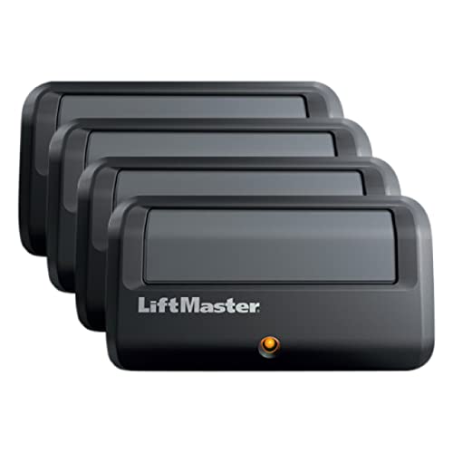 LiftMaster 891LM Security+ 2.0 1-Button Gate Operator Remote Control with Visor Clip - Pack of 4