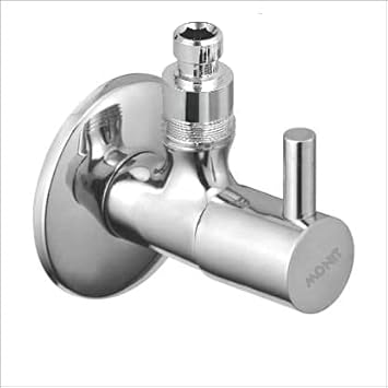 MONIT BRASS Washing Machine Water angle valve || Washing Machine BRASS angle valve || Washing Tap || ANGLE COCK || ANGLE Cocke for Bathroom washbasin Kitchen || For Both Hot & Cold Water(Pack of 1)