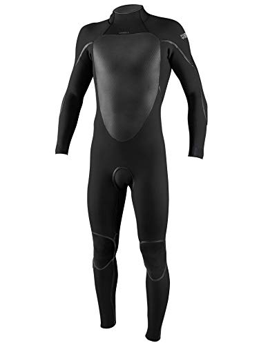 O'NEILL Psycho Tech 3/2+Mm Back Zip Full Wetsuit, Black/Black, Medium Tall