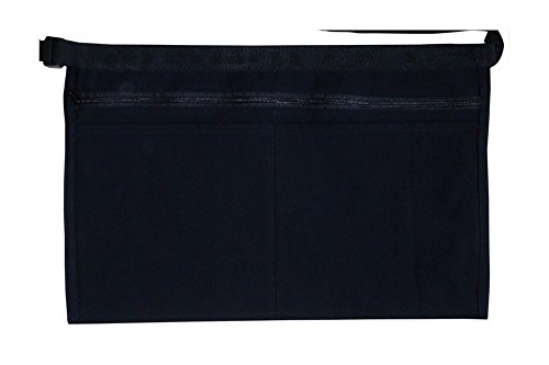 Coloured Denim 4 Pocket Market Trader Money Belt - Black