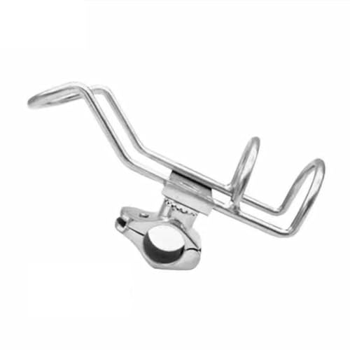 釣り竿スタンド、 316ステンレススチール製釣り竿ホルダー 4.5cm x 9.5cm ボート・カヤック・ドック用(25mm)