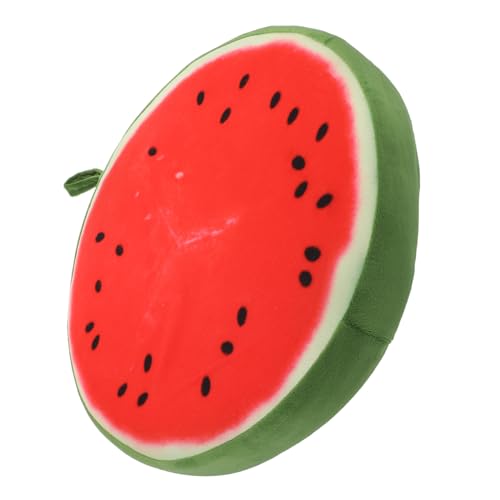 Cabilock Fruit Seat Cushion 3D Watermelon Pillow Soft Seat Pad for Sofa Office Decorative Bolster Pillow
