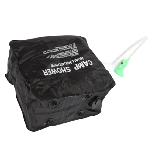 Bolsa de Ducha Solar para Campamento 40L/10 Galones con Pulverizador, Bolsa de Agua Portátil con Manguera Removible y Cuerdas para Colgar para Excursiones, Escalada y Viajes al Aire Libre miniatura 6