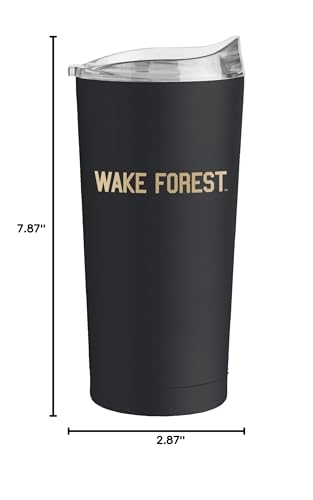 Image of Logo Brands NCAA 20 oz Powder Coat Stainless Tumbler -Double-Wall Insulated Everday Tumbler for Hot or Cold Drinks, High Lip Lid, Team Color