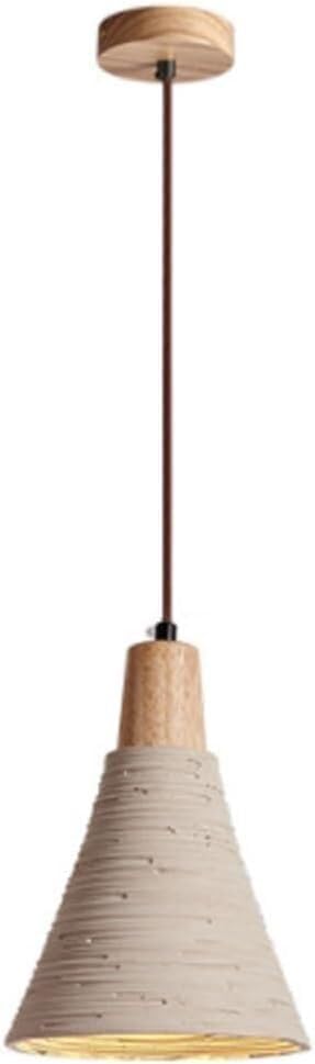 Lampe à suspension en ciment solide pour luminaire de salon moderne
