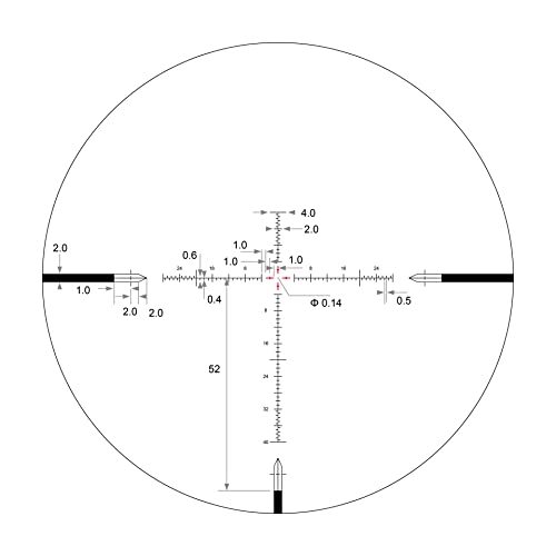 Arken Optics EPL4 FFP Illuminated Reticle with Zero Stop 30mm Tube Lightweight Rifle Scopes for Hunting