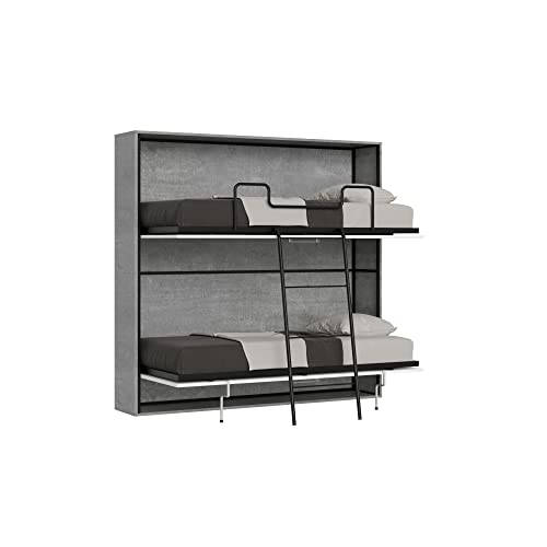 APERTURA LETTO: Movimento assistito da pistoni a gas portata massima letto kg 130. Dotato di comoda maniglia per agevolare la discesa. In fase di apertura, il piedino dovrà essere estratto manualmente per consentire l’appoggio a terra della rete.