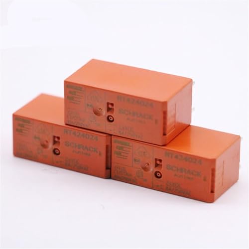 Relais de puissance RT424024 24V 8A 8 PIN commutateur inverseur double pour carte électronique