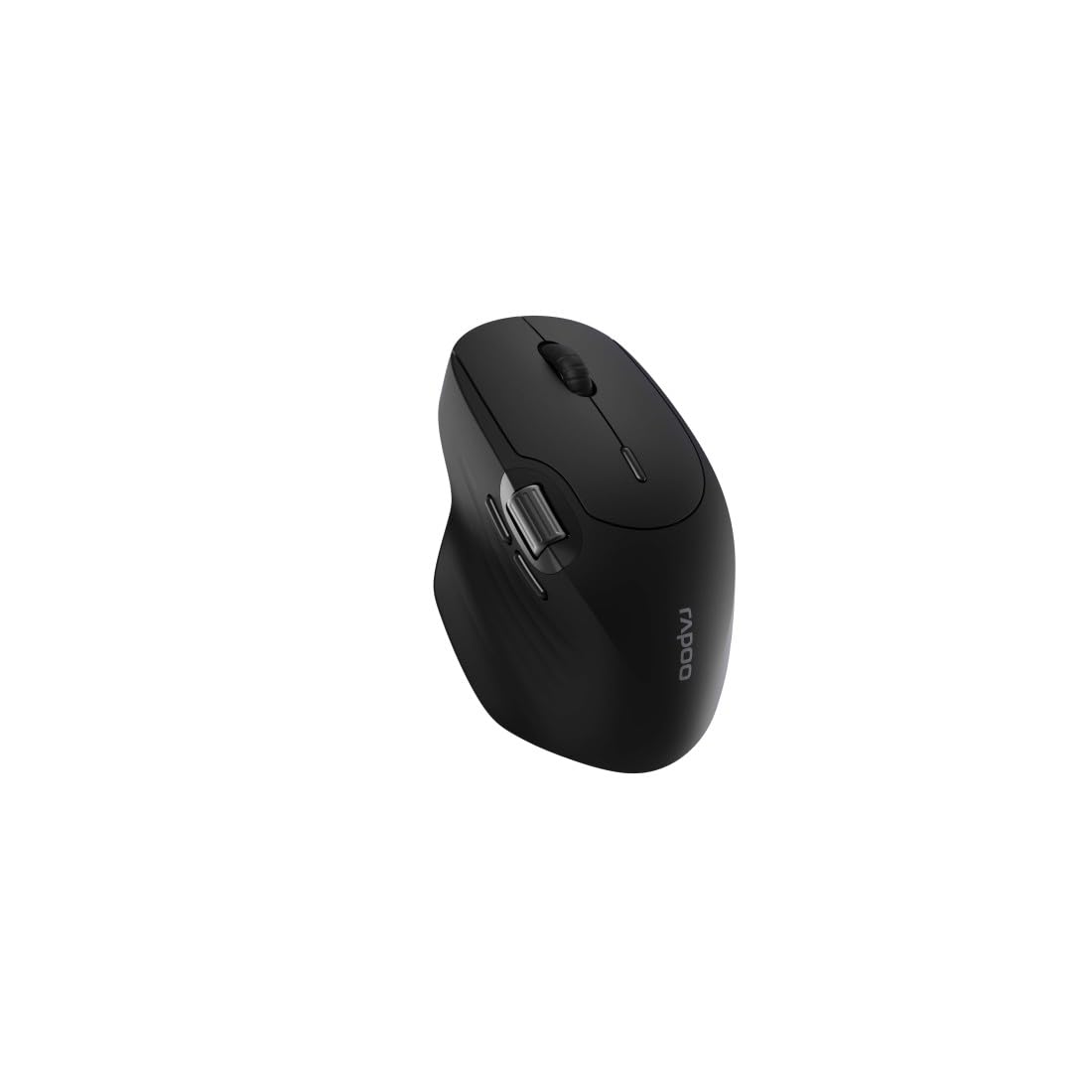 Rapoo I Souris sans Fil MT560 Multi-Mode (Souris d'ordinateur silencieuse, 3200 dpi, Batterie Rechargeable, Ergonomique) Noir