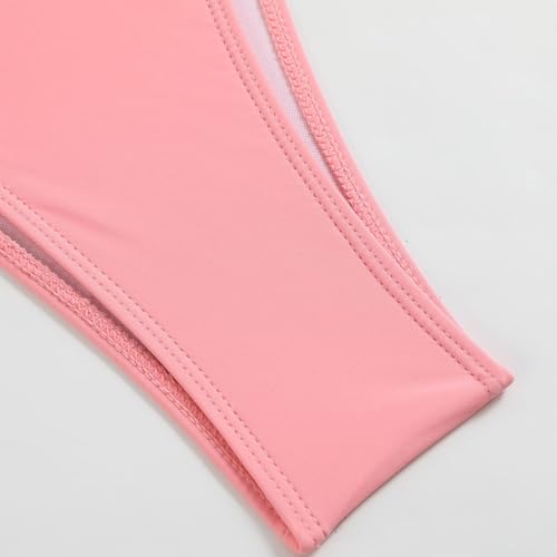Bikini de rayas con protector solar de 3 piezas y pareo para mujer 5