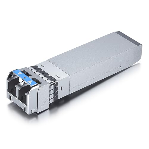 10Gtek Industrial Grade 10GBase-LR SFP+ Transceiver, 10G 1310nm SMF SingleMode Fiber Optic Module, up to 10km, for Cisco SFP-10G-LR, Meraki MA-SFP-10GB-LR, Ubiquiti UniFi UF-SM-10G, Fortinet and More by 10Gtek - Used condition - US$11.19