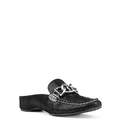 Image of Donald J Pliner Womens Barney Distressed Metallic