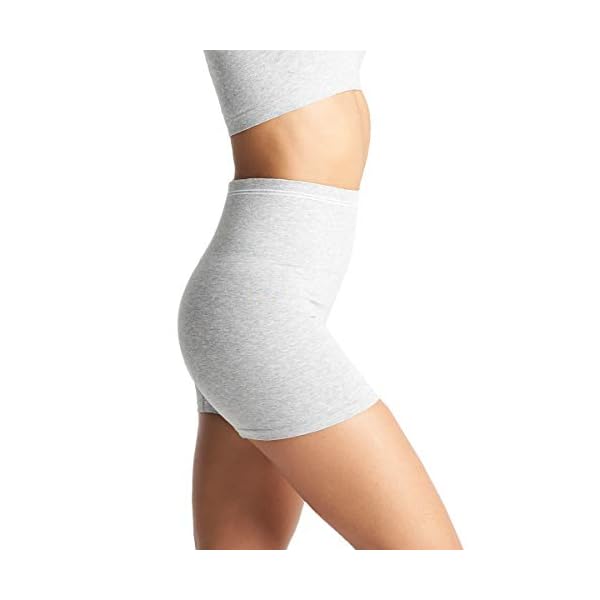 Yummie-womens-Cotton-Seamless-Shapewear-Short Yummie Women's Cotton Seamless Shapewear Short, Heather Grey, L/XL