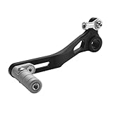 FLBZBLKASL pedal de la palanca de cambios Palanca de cambios plegable ajustable CNC para motocicleta para VERSYS para 650 2008-2023, accesorios para pedal de cambio(Silver)