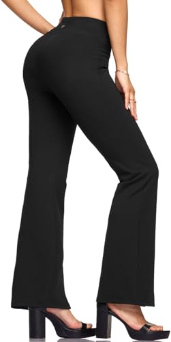 TSLA Women's Yoga & Dress Pants, Office Business Casual Work Slacks, Stretch Straight Leg/Bootcut Pants with 4 Pockets2