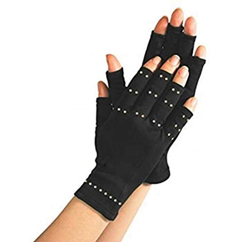 Prevessel Arthritis-Handschuhe, Kompressions-Handschuhe aus Kupfer für Damen und Herren, lindern rheumatoide Schmerzen, Karpaltunnelsyndrom und Gelenkschmerzen.