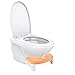 Stołek na kupę, Stołki do WC, składane stołki do stóp do robienia kupy w toalecie, Stołek toaletowy do toalety Essential, biały, żółty, niebieski Renoble