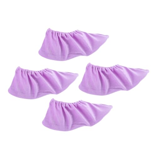 GALPADA 2 Pair Anti-Slip Bowling Shoe Covers Purple Women's Bowling Shoes Booties Accessories for Women