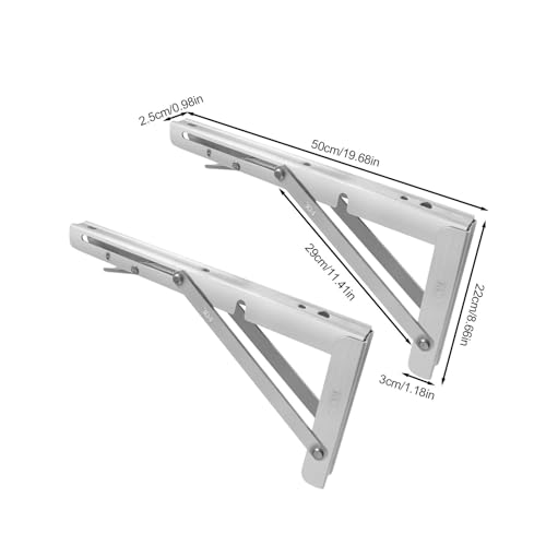 Manque de place ? Gagnez de l'espace avec ce support d'étagère triangulaire pliable - 7
