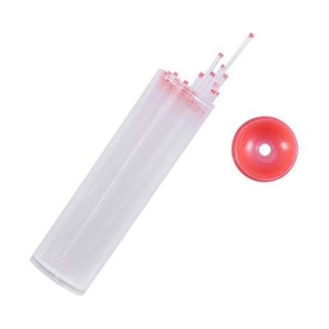 UKCOCO 100 in 1 75 mm Mikro-Hämatokrit-Röhrchen Kapillarrohr-Schmelzröhrchen Cover