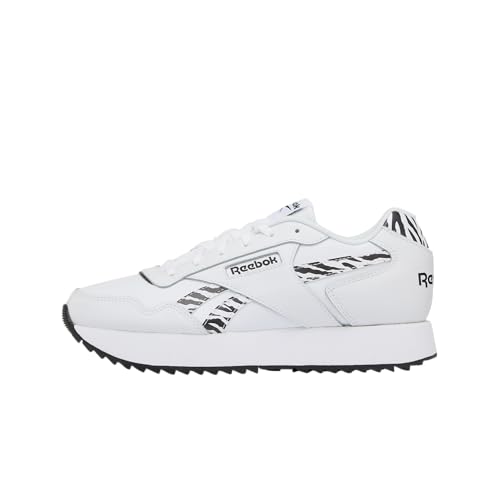 Reebok Women's Glide Ripple Double Trainers, White / Black, 11