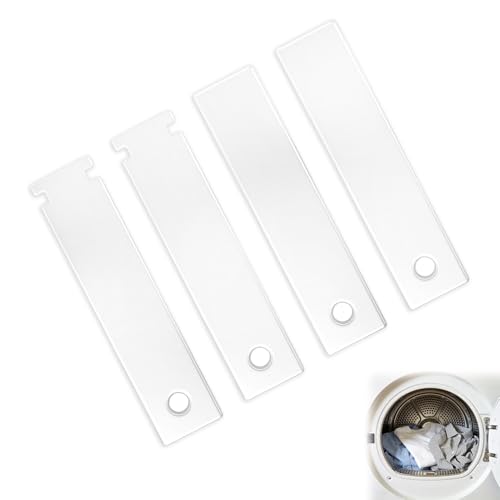 Image of 4Pcs WE1M504 WE1M1067 Dryer Drum Bearing Slide Glide Kit, Replacement Clothes Dryer Slide Set for GE Hotpoint Dryer, Replace WE1M333 AP3206716 AP7217724WE1M316 GLDS560ED2WW GHDN520ED1WS