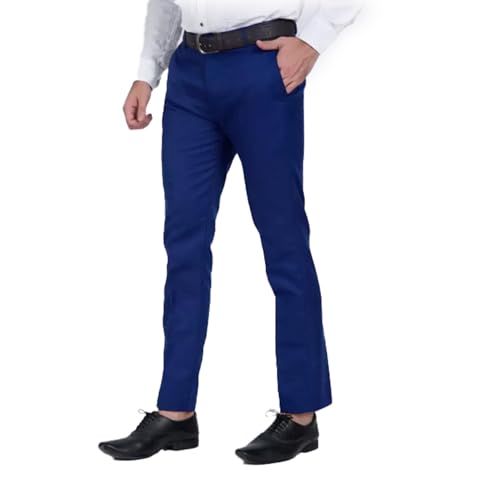 Image of Men's Formal Trouser for Men | Regular Fit Office Wear Pant | Business Casual Trousers | Comfortable Formal Pants for Office, Work