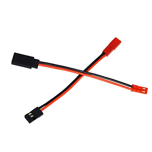 2Pairs Vgoohobby 10Cm Jst Plug To Jr Connector Male Female Cable Servo Adapter Wire For Rc Plane Helicopter Car #TOP5