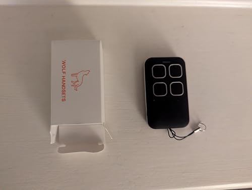Télécommande porte de garage 4 canaux avec indicateur LED noir - 4