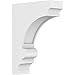 Ekena Millwork CORP03X10X14DIA PVC Corbel, 3"W x 10"D x 14"H, White