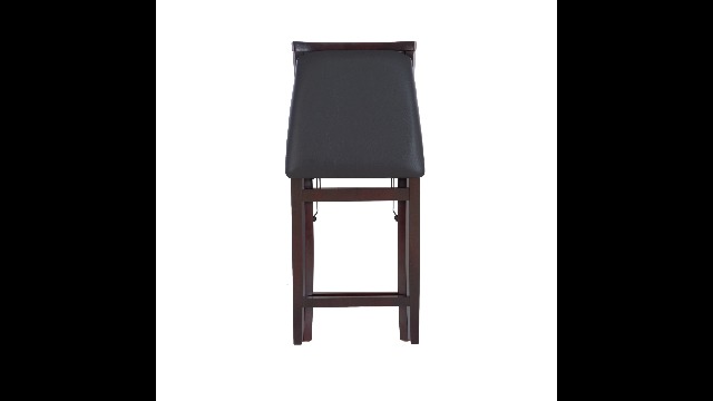 Linon Home Decor Keira Pad Back Folding Counter Stool, 24-Inch