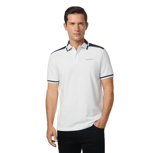 Hackett City Block Short Sleeve Polo M