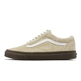Vans Unisex Skate Sneakers (Hairy Suede (Khaki), US Footwear Size System, Adult, Men, Numeric, Medium, 12)