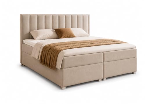 Best for Home Boxspringbett mit Bettkasten Trinity K-10 Bonellfederkern...