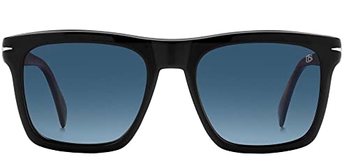 David Beckham DB 7000/CS Black Horn/Clear Black/Blue Shaded 53/19/145 men Sunglasses2