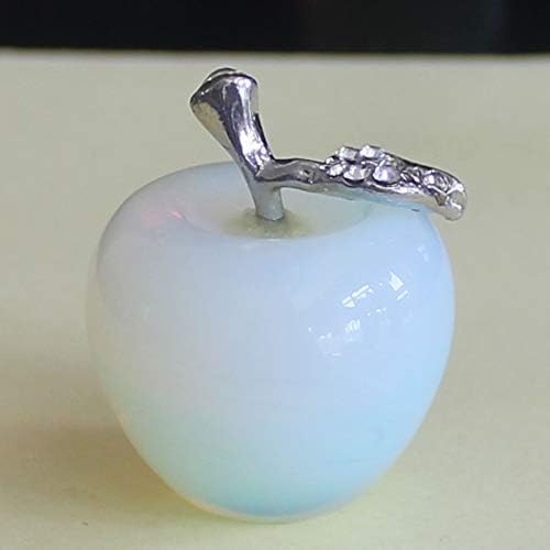 Miniatura 3 de Decoración para el hogar de manzana de cristal de piedras preciosas mixtas de 1.181 in (opal