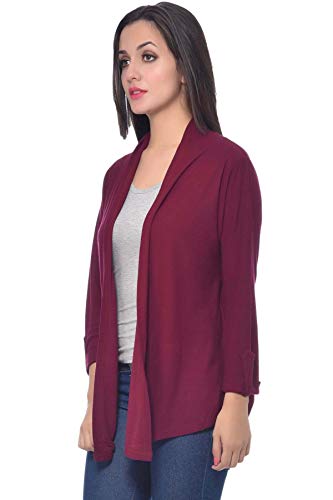 Image of Frenchtrendz Womens's Viscose Crepe Shrug(Size: XS-4XL)