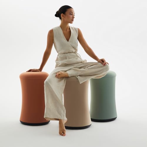 Image of TopJob Boba Chair Stylish Ergonomic Active Wobble Stool, ADHD Chair, Improves Posture and Focus, Ergonomic with Height Adjustable Stool for Adults Children for Home Office