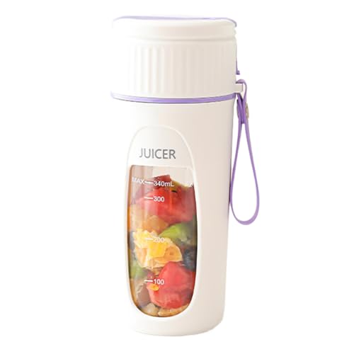 Licuadora Personal,Sin Cable Portátil Potente | Pequeña Licuadora Para Frutas Con Vasos - Para Leche, Café, Hogar, Oficina, Acampada, Viajes, Deportes y Actividades al Aire