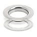 CRAFTMEmore 1 inch Hole 10 Sets Grommets Eyelets with Washers for Leather, Tarp, Canvas (Silver)